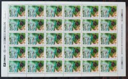 C 1964 Selo Lubrapex Barco Ave Peixe Rio Tiete 1995 Folha