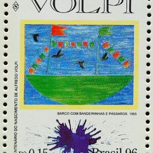 C 1988 Selo Centenario Alfredo Volpi Arte 1996