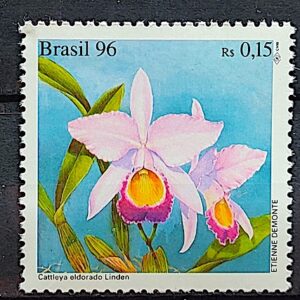 C 2007 Selo Conferencia Mundial de Orquideas Flora 1996 Serie Completa