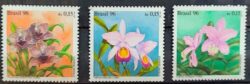C 2007 Selo Conferencia Mundial de Orquideas Flora 1996 Serie Completa