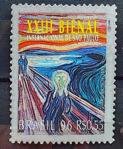 C 2015 Selo Bienal Internacional de Sao Paulo 1996 O Grito Munch
