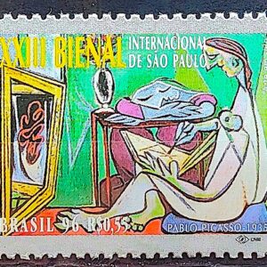 C 2017 Selo Bienal Internacional de Sao Paulo 1996 Le jeune Pablo Picasso