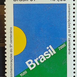 C 2030 Selo 5 Centenario Descobrimento do Brasil Historia 1997