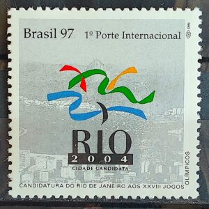 C 2022 Selo Candidatura do Rio de Janeiro Olimpiadas 1997