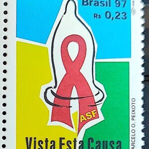 C 2028 Selo Campanha Contra a Aids Saude 1997