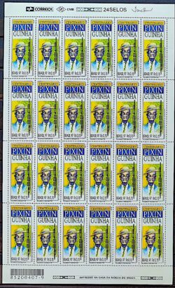 C 2031 Selo Centenario Pixinguinha Musica 1997 Folha