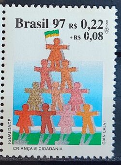 C 2051 Selo Crianca e Cidadania Direito Justica Igualdade 1997