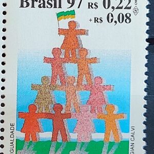 C 2051 Selo Crianca e Cidadania Direito Justica Igualdade 1997
