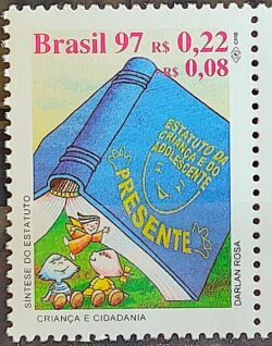 C 2053 Selo Crianca e Cidadania Direito Justica Estatuto 1997