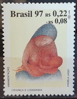 C 2057 Selo Crianca e Cidadania Direito Justica Amamentacao Mulher Mae 1997