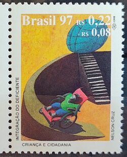 C 2059 Selo Crianca e Cidadania Direito Justica Mobilidade Cadeirante 1997
