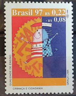 C 2061 Selo Crianca e Cidadania Direito Justica Educacao 1997