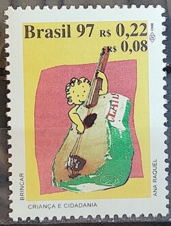 C 2064 Selo Crianca e Cidadania Direito Justica Brincar Musica 1997