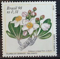 C 2172 Selo Flores do Cerrado Pau Santo 1998