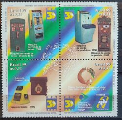 C 2188 Selo Historia dos Correios Caixas Postais Servico Postal 1999