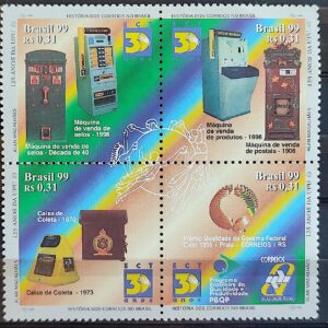 C 2188 Selo Historia dos Correios Caixas Postais Servico Postal 1999