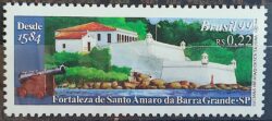 C 2194 Selo Fortaleza de Santo Amaro da Barra Grande Militar 1999