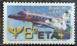 C 2196 Selo Aviao Esquadrao de Transporte Aereo Aguia Mapa 1999