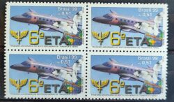 C 2196 Selo Aviao Esquadrao de Transporte Aereo Aguia Mapa 1999 Quadra