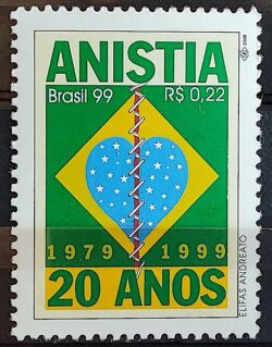 C 2209 Selo Anistia Bandeira Direito Justica 1999