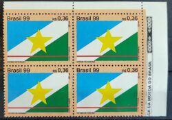 C 2227 Selo Bandeira de Roraima Estrela 1999 Quadra