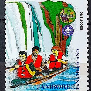 C 2362 Selo Jamboree Escotismo Cachoeira Canoagem 2001