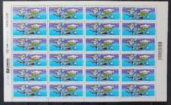 C 2373 Selo Cultura Exportadora Navio Aviao Mapa Economia 2001 Folha