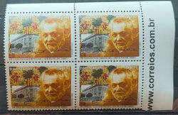 C 2551 Selo 150 Anos Capistrano de Abreu 2003 Quadra Vinheta Site