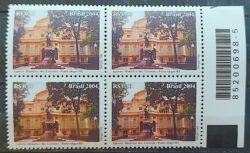 C 2600 Selo Agencia Historica dos Correios Porto Alegre Servicos Postais 2004 Quadra Codigo de Barras