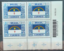 C 3705 Selo Bicentenario da Revolucao Republicana em Pernambuco 2017 Quadra Codigo de Barras