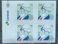 C 3796 Selo Ronald Golias Humorista Brasileiro 2018 Quadra Vinheta Correios