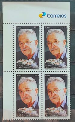 C 3812 Selo Centenario de Nascimento do Professor Fernando Figueira 2019 Quadra Vinheta Correios