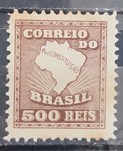 C 50 Selo Campanha Constitucionalista de Sao Paulo e MT Mapa 1932
