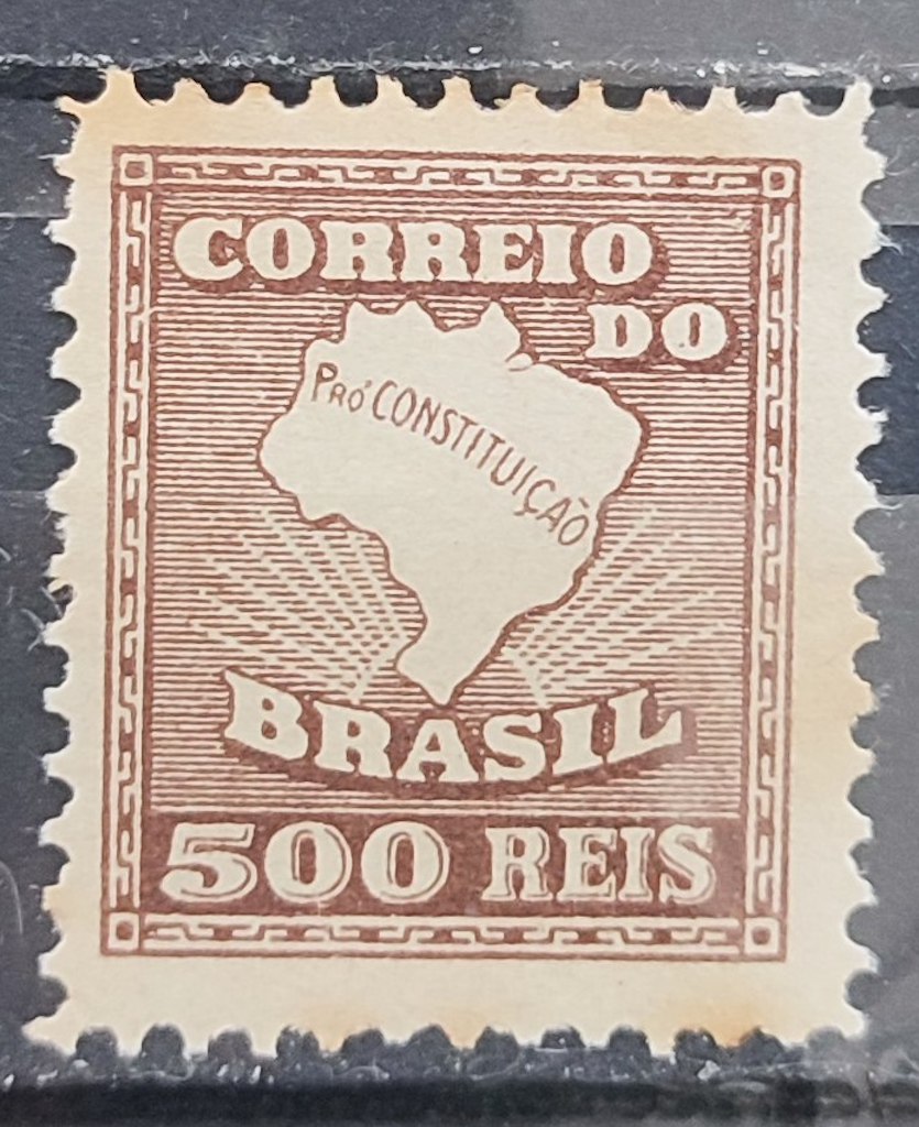 C 50 Selo Campanha Constitucionalista de Sao Paulo e MT Mapa 1932