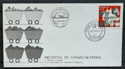 Envelope FDC 193 1980 Industria do Carvao de Pedra Energia CBC e CPD SC 01