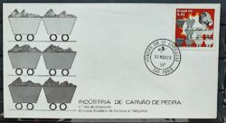 Envelope FDC 193 1980 Industria do Carvao de Pedra Energia CPD SP 01
