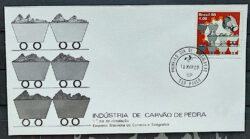 Envelope FDC 193 1980 Industria do Carvao de Pedra Energia CPD SP 02