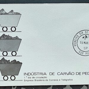 Envelope FDC 193 1980 Industria do Carvao de Pedra Energia CPD SP 02