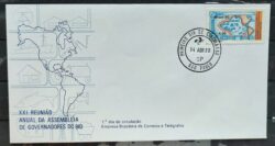 Envelope FDC 194 1980 Assembleia de Governadores BID CPD SP