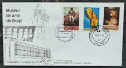 Envelope FDC 198 1980 Museus de Arte CBC e CPD SP 01
