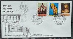 Envelope FDC 198 1980 Museus de Arte CBC e CPD SP 02