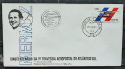 Envelope FDC 200 1980 Travessia Aeropostal Aviao CBC e CPD RJ 02