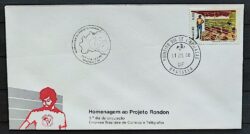 Envelope FDC 203 1980 Projeto Rondon Educacao Militar CBC e CPD Brasilia