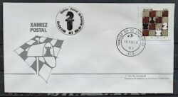 Envelope FDC 213 1980 Xadrez Postal CBC e CPD RJ 01