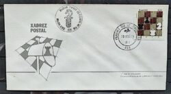 Envelope FDC 213 1980 Xadrez Postal CBC e CPD RJ 02