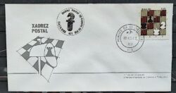 Envelope FDC 213 1980 Xadrez Postal CBC e CPD RJ 04