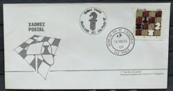 Envelope FDC 213 1980 Xadrez Postal CBC e CPD SP 02