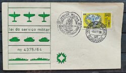 Envelope PVT 000 1966 Lei do Servico Militar CBC e CPD Guanabara
