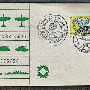 Envelope PVT 000 1966 Lei do Servico Militar CBC e CPD Guanabara