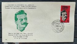 Envelope PVT 000 1968 Jornalista Caldas Junior Imprensa Jornalismo CPD SP